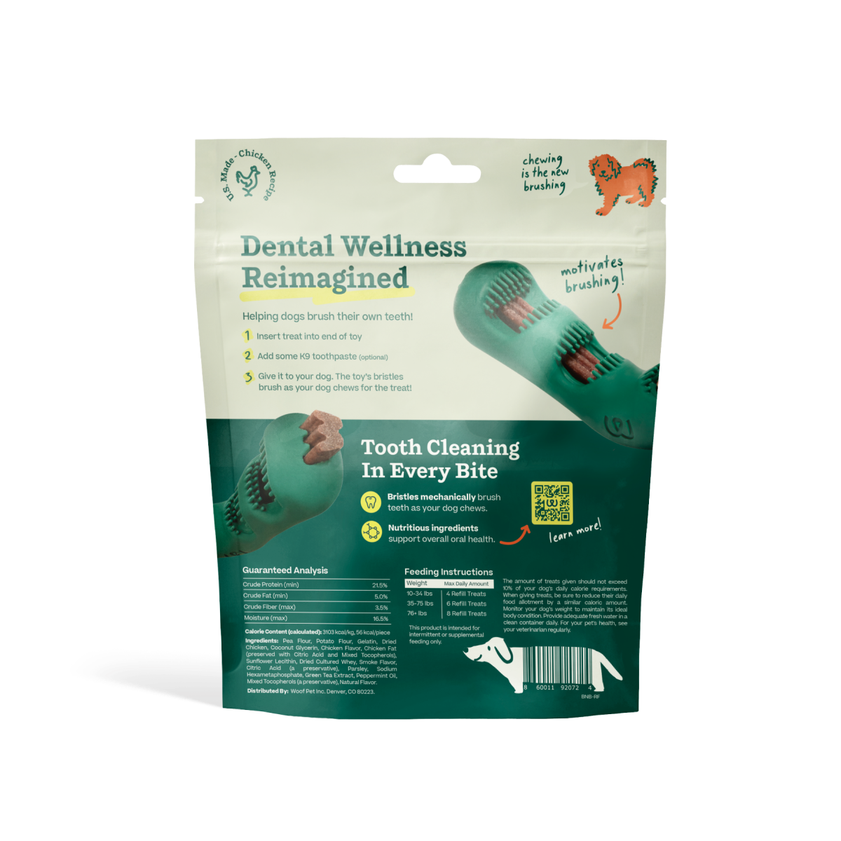 Bite n' Brush Dental Refills Chicken