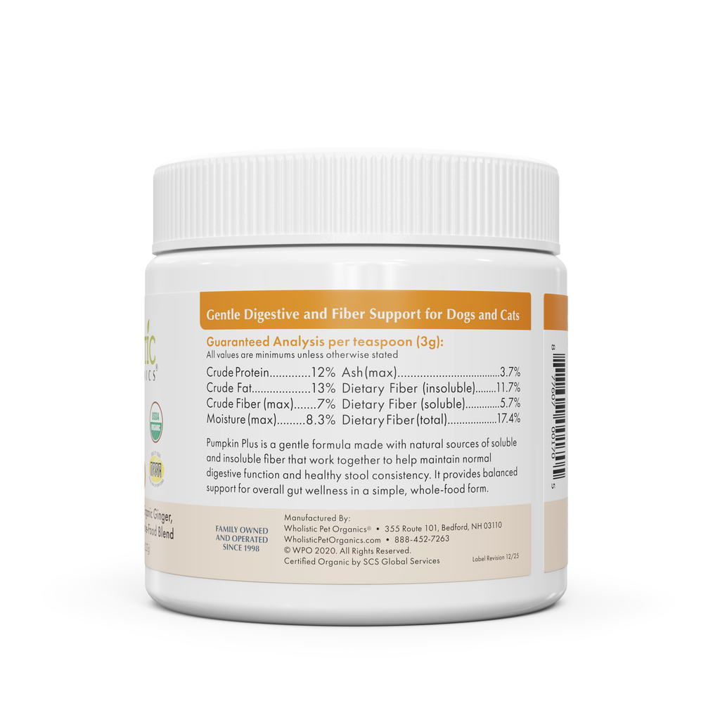 Organic Pumpkin Plus: 8 oz