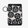 Sand Dollar Black - Elastic Wallet: Sand Dollar Black