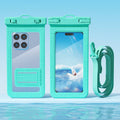 Waterproof Phone Case for Selfie & Touchscreen_CWMM6776: TEALBLUE / (OS) 1