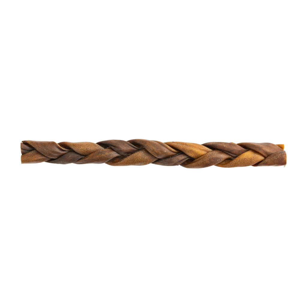 Braided Collagen Stick Dog Chews – 12” Jumbo (15/Bag)