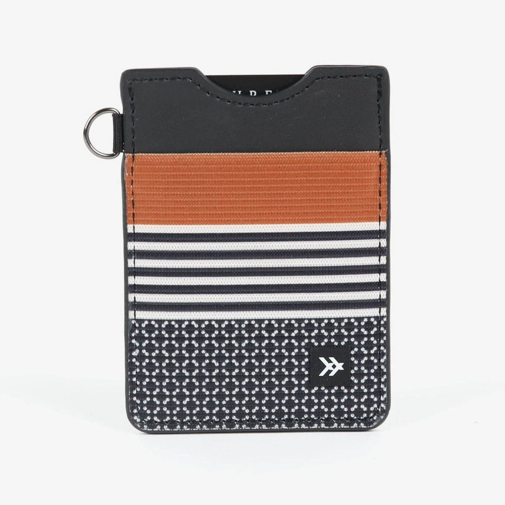 Sanders - Vertical Leather Wallet: Brown/Black