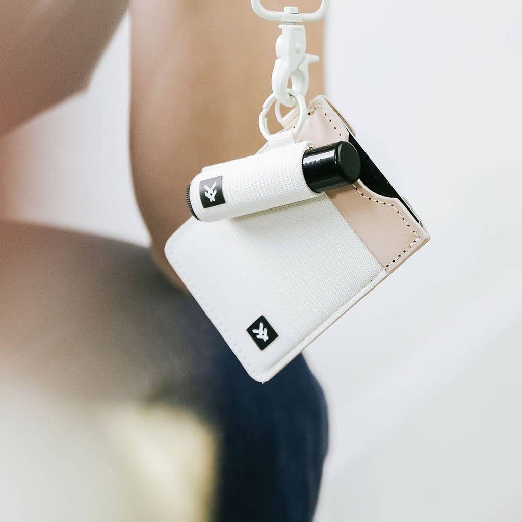 Off White - Vertical Leather Wallet: White