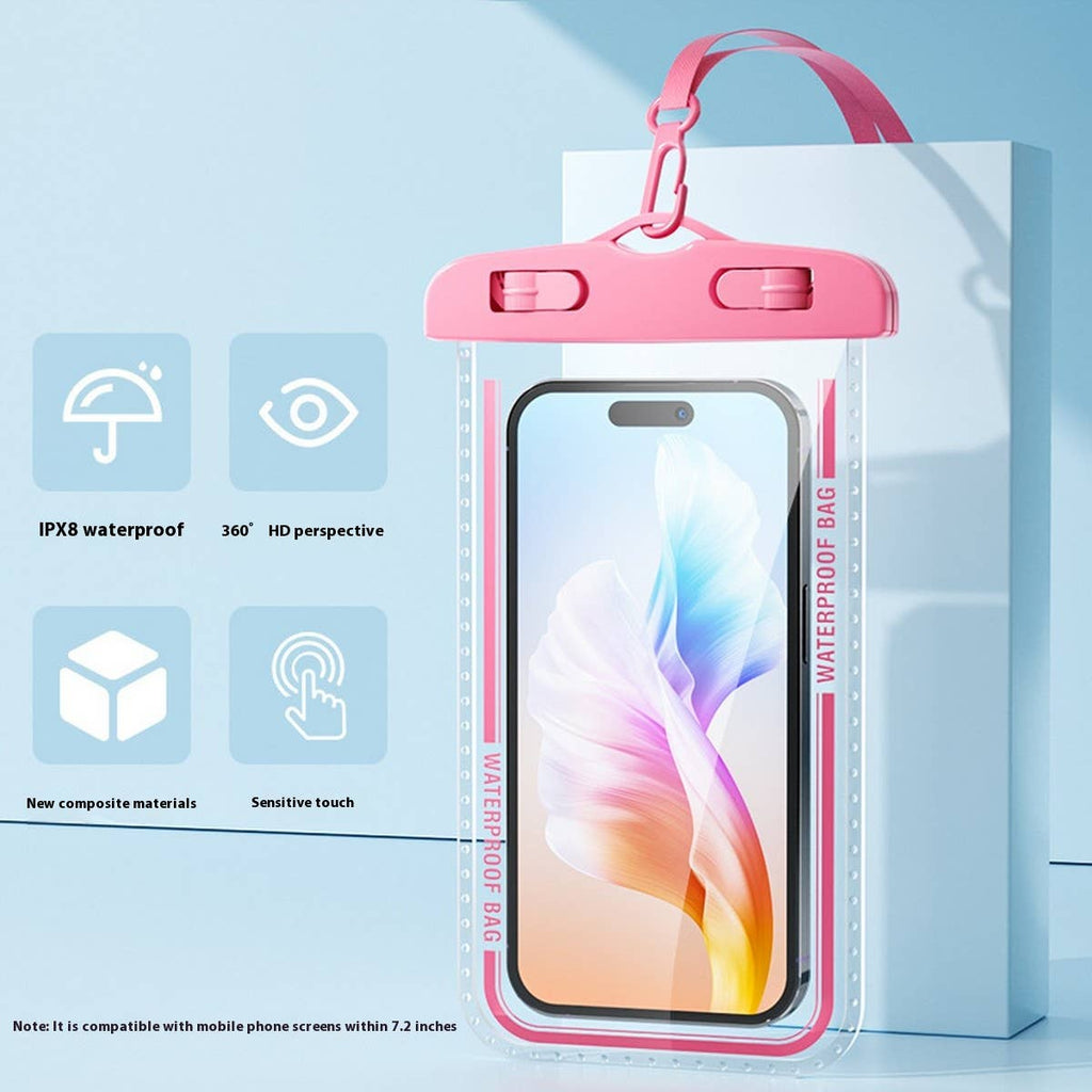 Waterproof Phone Case for Swimming -Touchscreen_CWMM6775: Black / (OS) 1