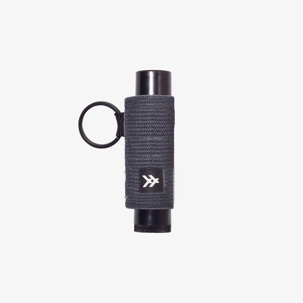 Black - Chapstick Holder Keychain: Black