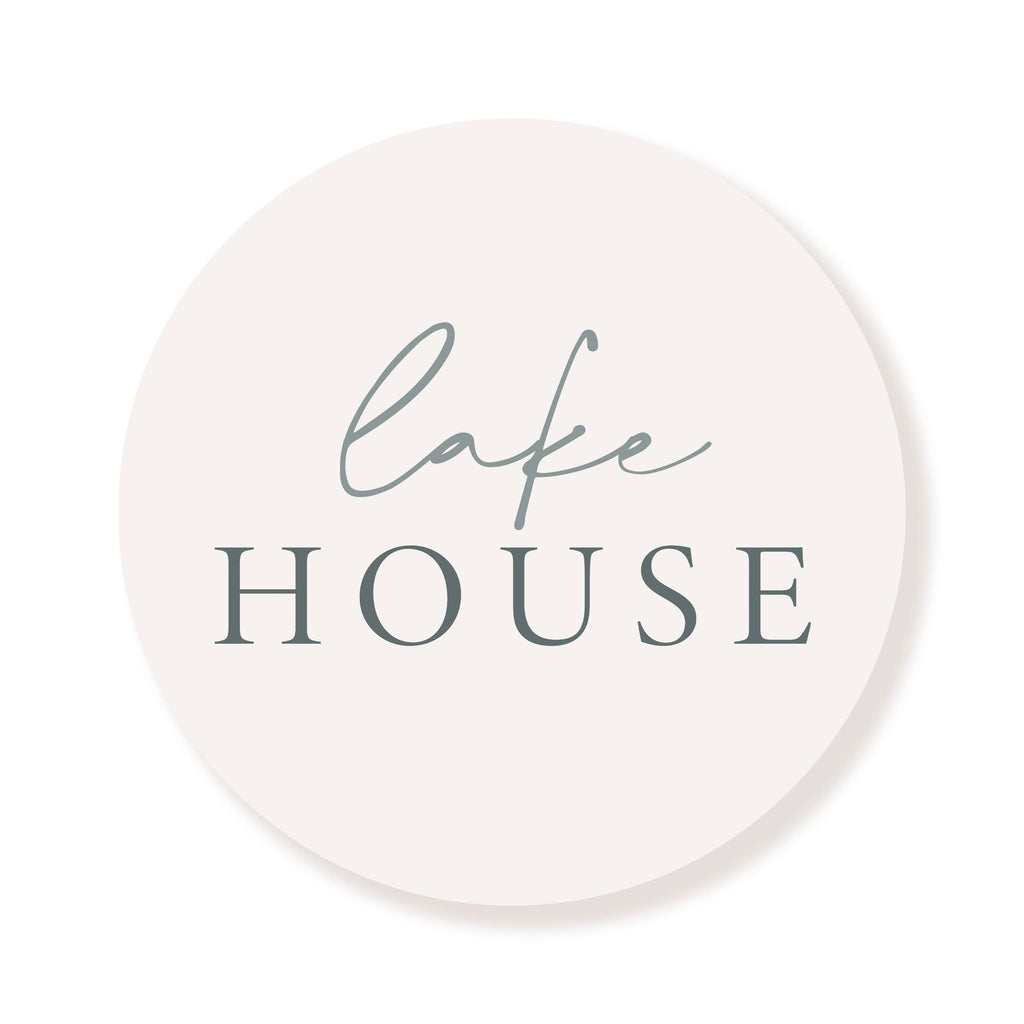 Lake House Circle: 16 x 16 x .5