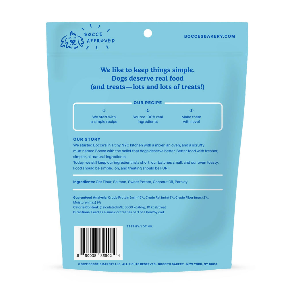 Bocce's Bakery Fish & Chips Biscuits Dog Treats 5oz