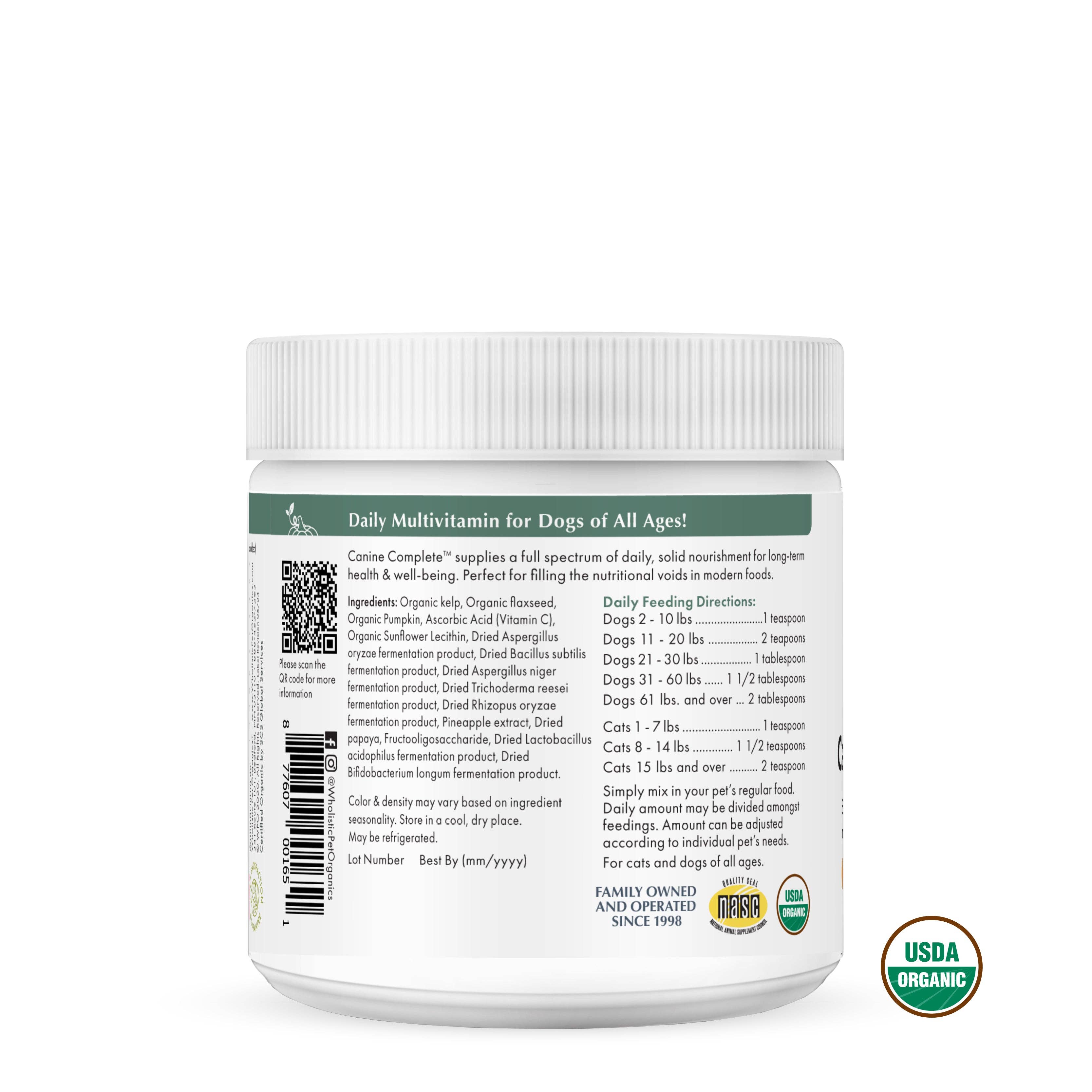 Puppy Complete™: Organic Pumpkin / 8 oz