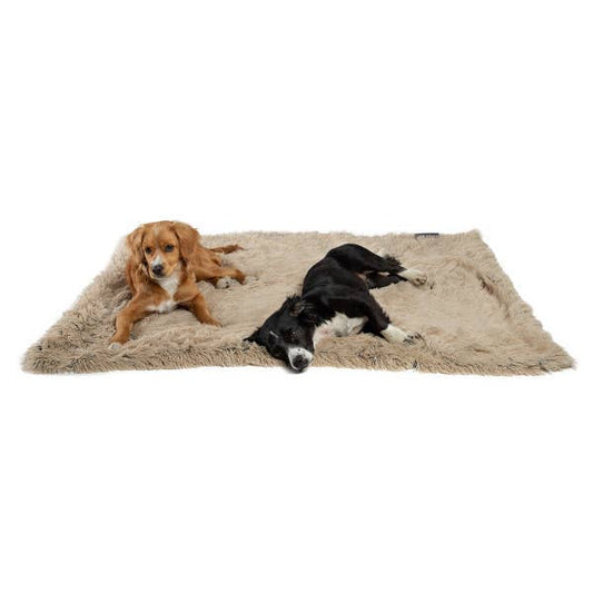 Best Friends by Sheri Blanket Shag Taupe 30x40