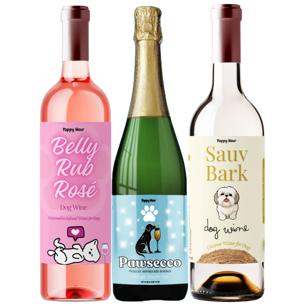 Dog Wine Bundle | 6ct | Rose, Sauv, Pawsecco