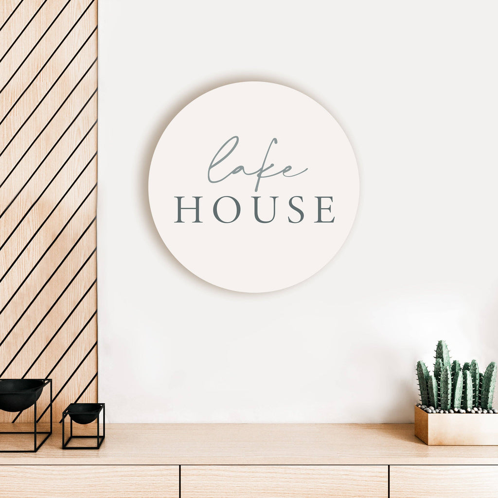 Lake House Circle: 16 x 16 x .5