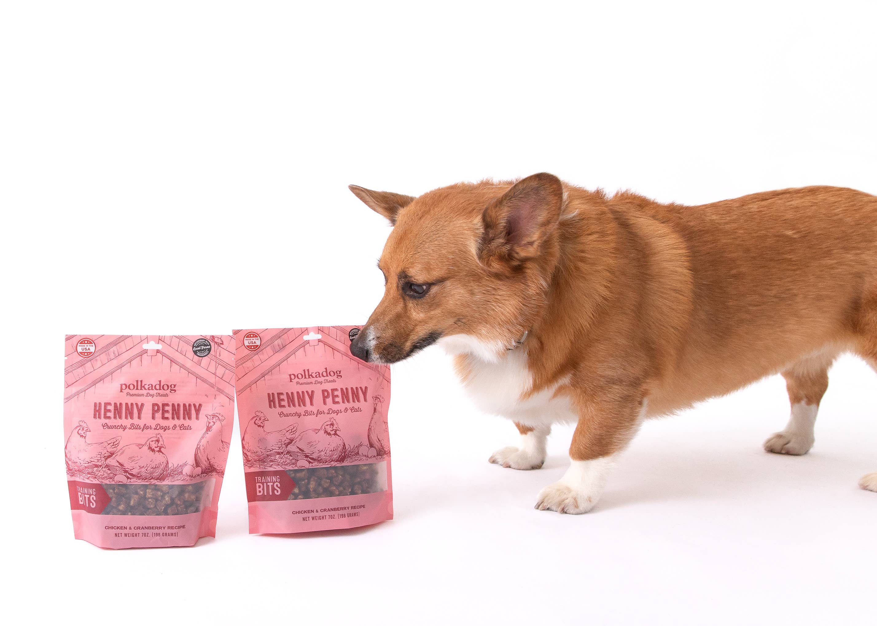 Polkadog Henny Penny Chicken & Cranberry Training Bits 7oz