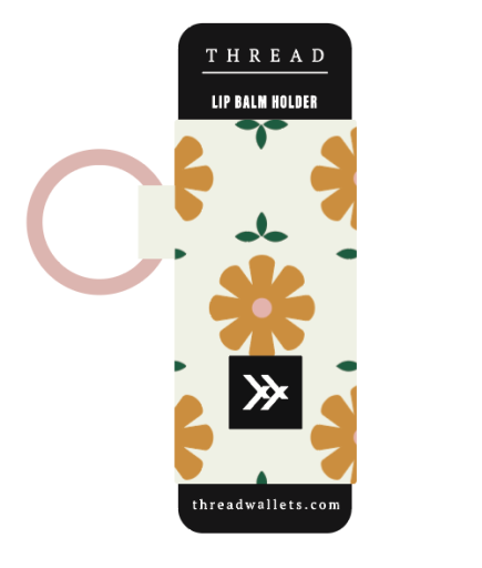 Daisy Chapstick Holder Keychain: Daisy
