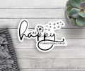 Be Happy Vinyl Sticker
