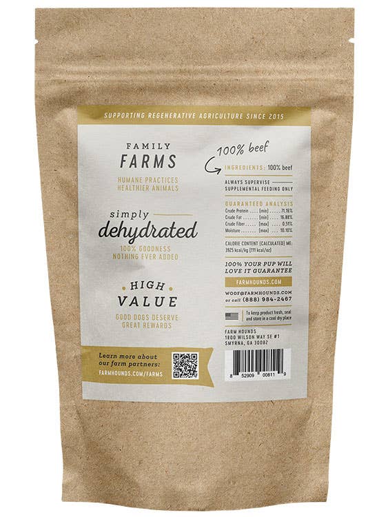 Beef Jerky Dog Treats - All-Natural - 3.5oz: 3.5oz