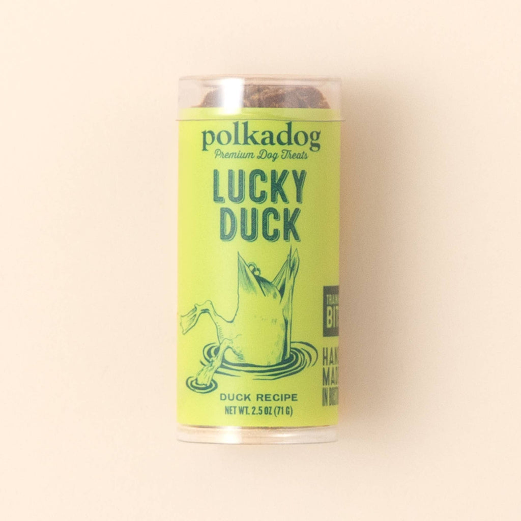 Polkadog Lucky Duck Training Bits Crunchy Dog and Cat Treats