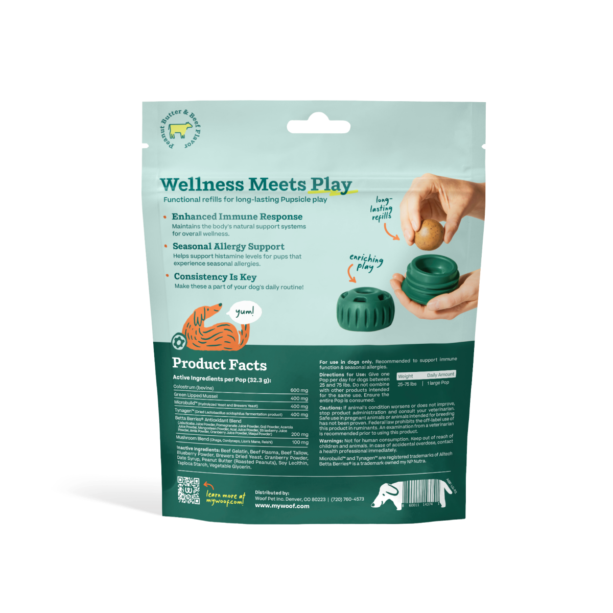 Allergy Support Wellness Pops: Large
