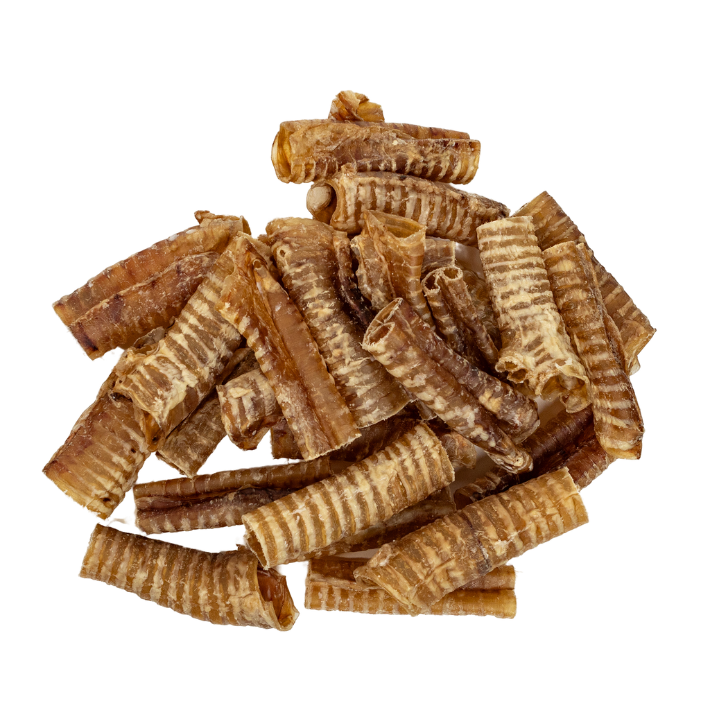 6" Beef Trachea Dog Treat - All-Natural Dog Chews (25/Bag)