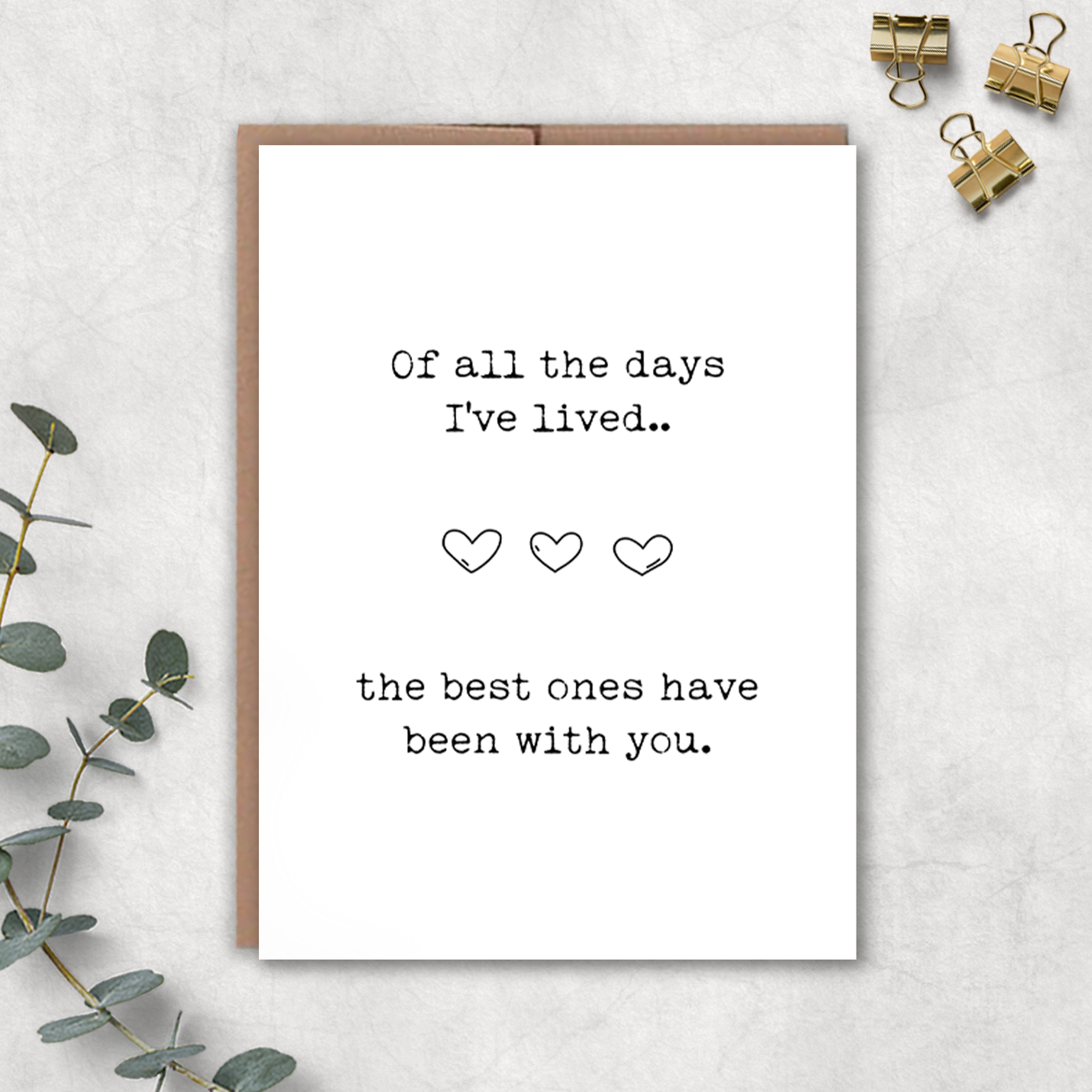 With You Card