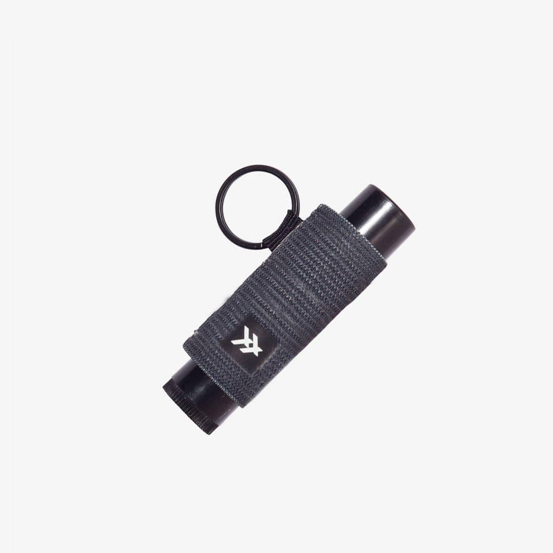 Black - Chapstick Holder Keychain: Black