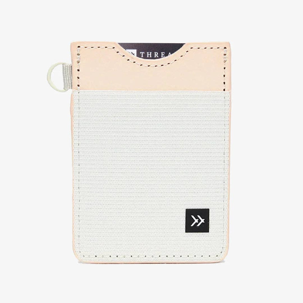 Off White - Vertical Leather Wallet: White