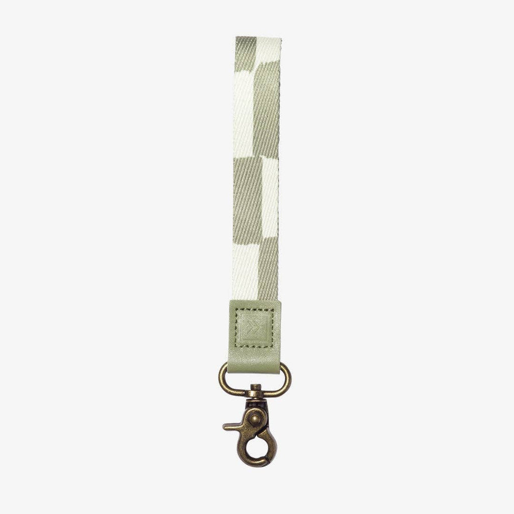 Scout - Wristlet Keychain: Cream/Green