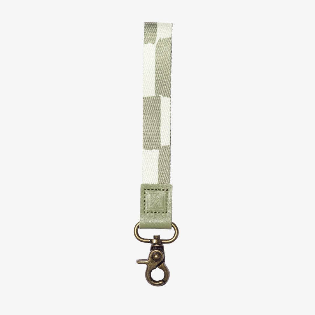 Scout - Wristlet Keychain: Cream/Green