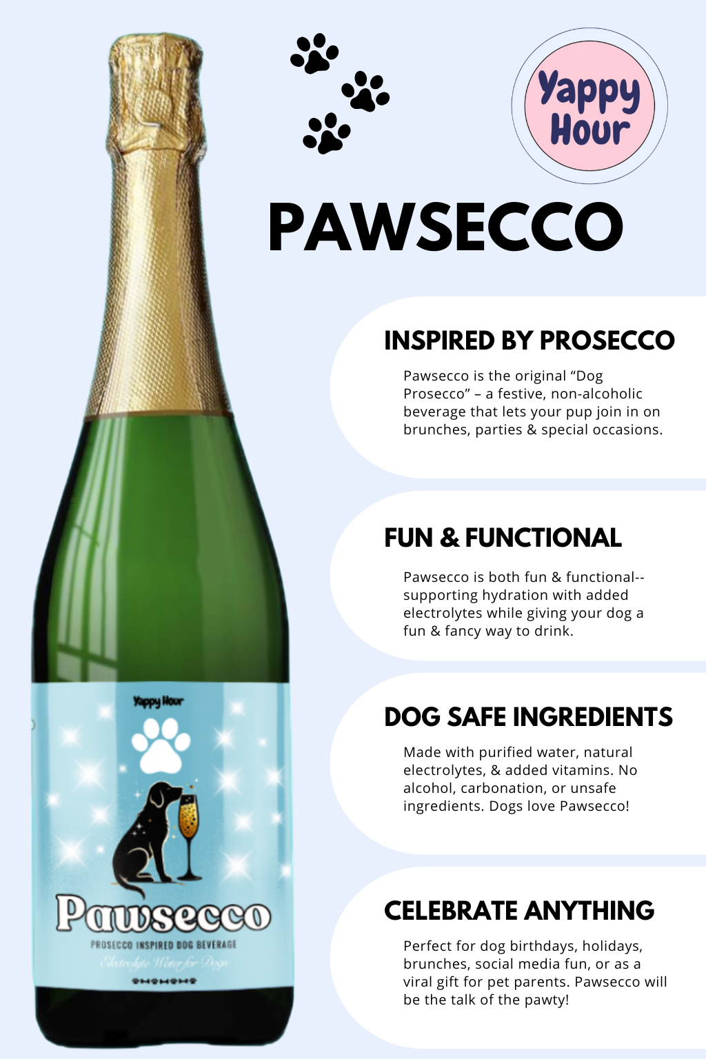 Dog Wine Bundle | 6ct | Rose, Sauv, Pawsecco
