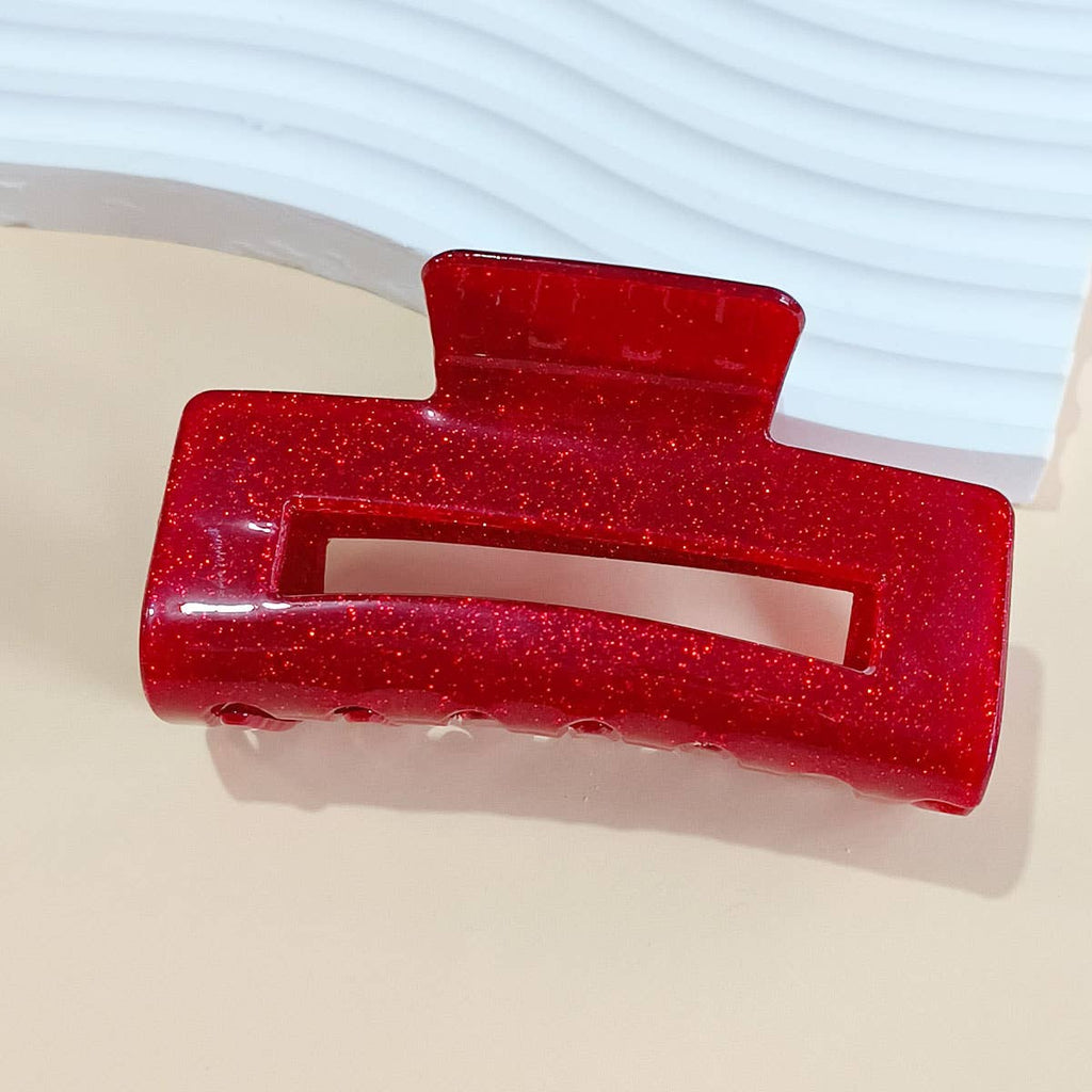 4TH OF JULY RECTANGLE HAIR CLAW CLIPS_CWAHA0700: NAVY / (OS) 3
