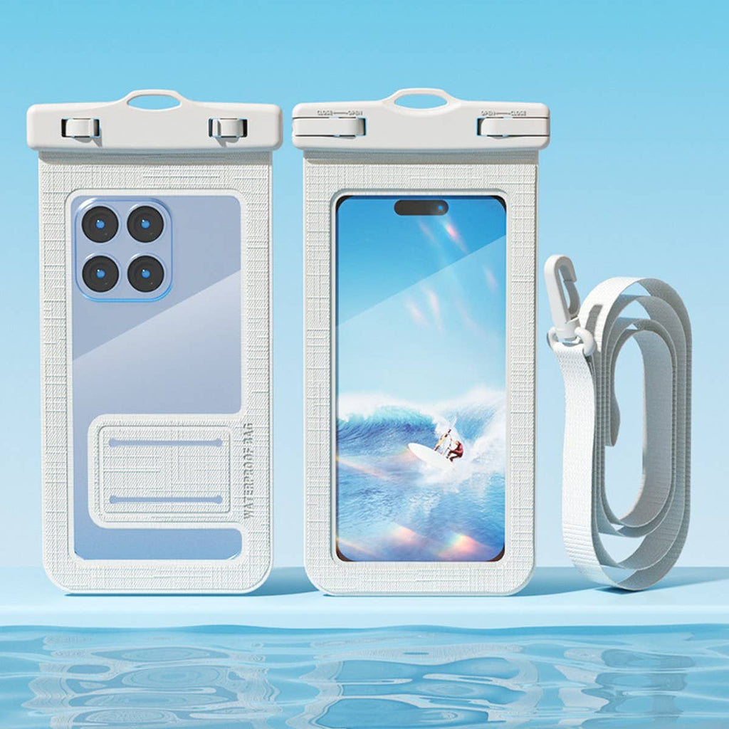 Waterproof Phone Case for Selfie & Touchscreen_CWMM6776: TEALBLUE / (OS) 1