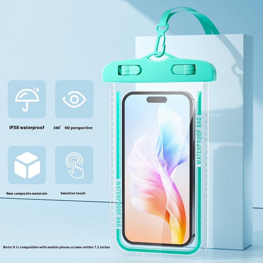 Waterproof Phone Case for Swimming -Touchscreen_CWMM6775: Black / (OS) 1