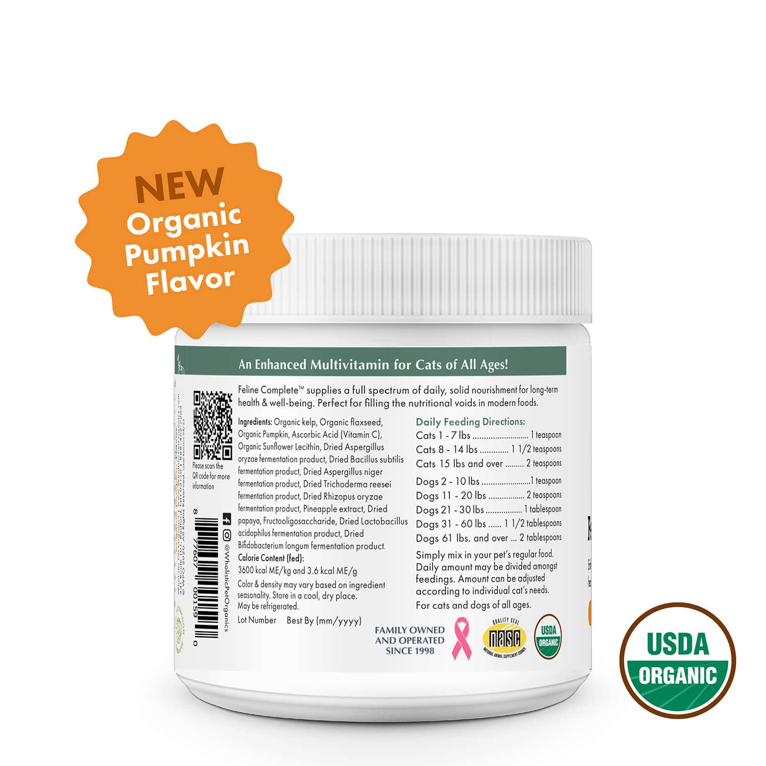 Feline Complete™: Organic Pumpkin / 4 oz