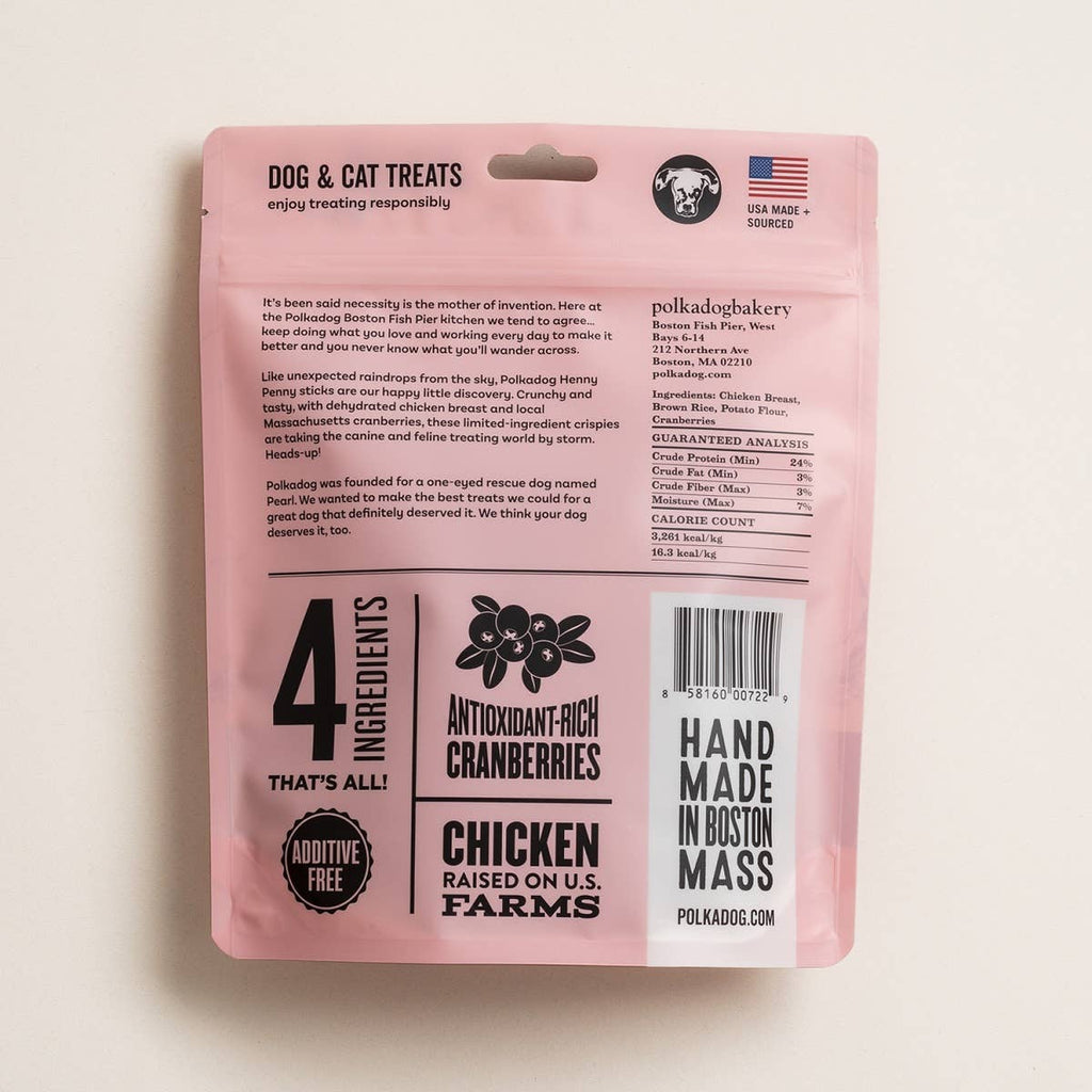 Polkadog Henny Penny Chicken & Cranberry Training Bits 7oz