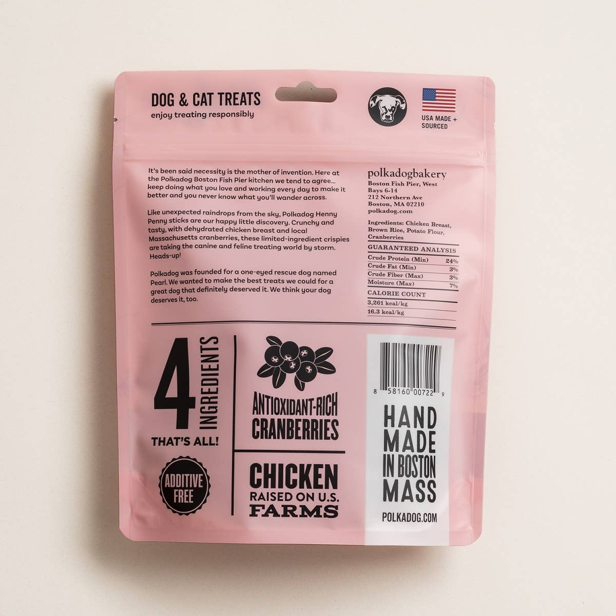 Polkadog Henny Penny Chicken & Cranberry Training Bits 7oz