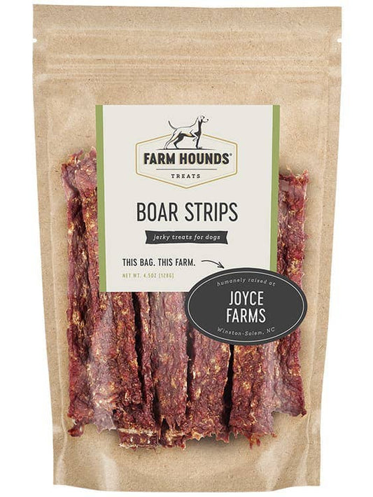 Boar Jerky Strips Dog Treats - All-Natural - 4.5oz: 4.5oz