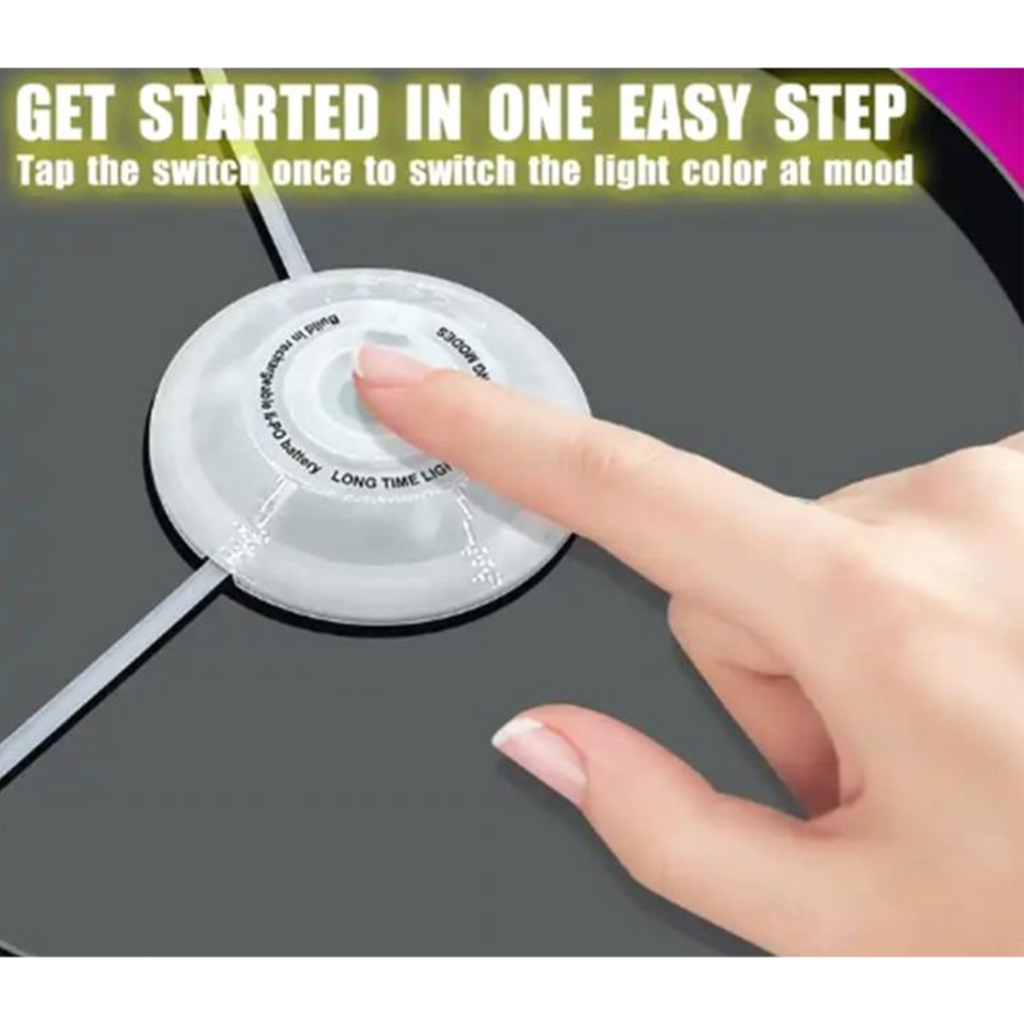 RGB Glow in the Dark Light-up Flying Disc - 6/Display: Wholesale Price