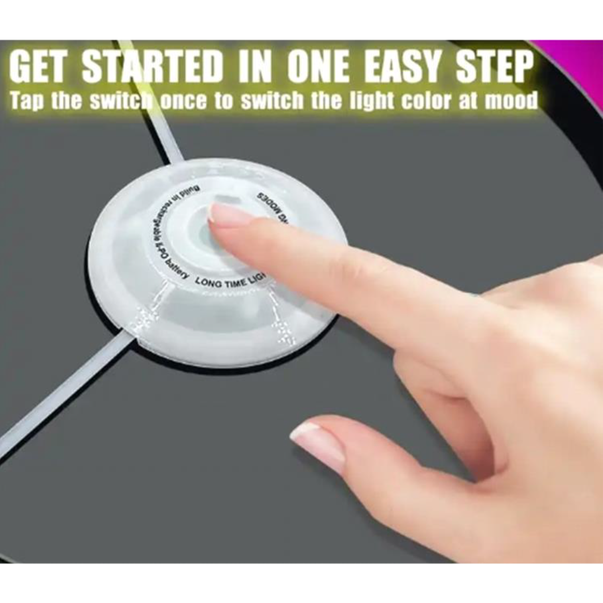 RGB Glow in the Dark Light-up Flying Disc - 6/Display: Wholesale Price