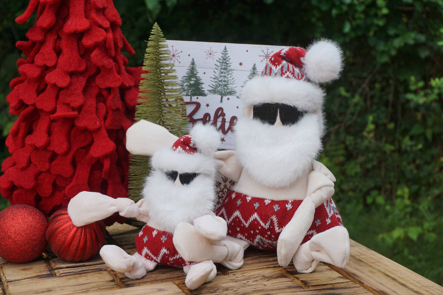 Beach Bum Santa Knottie® Plush Dog Toy: Small