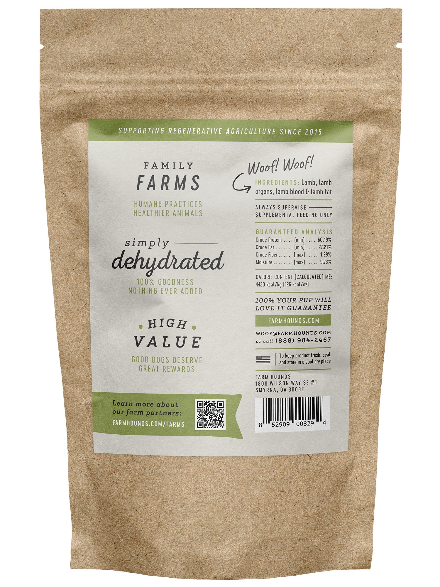 Lamb Strips - All-Natural - 3.5 oz (LIMITED SEASONAL): 3.5oz