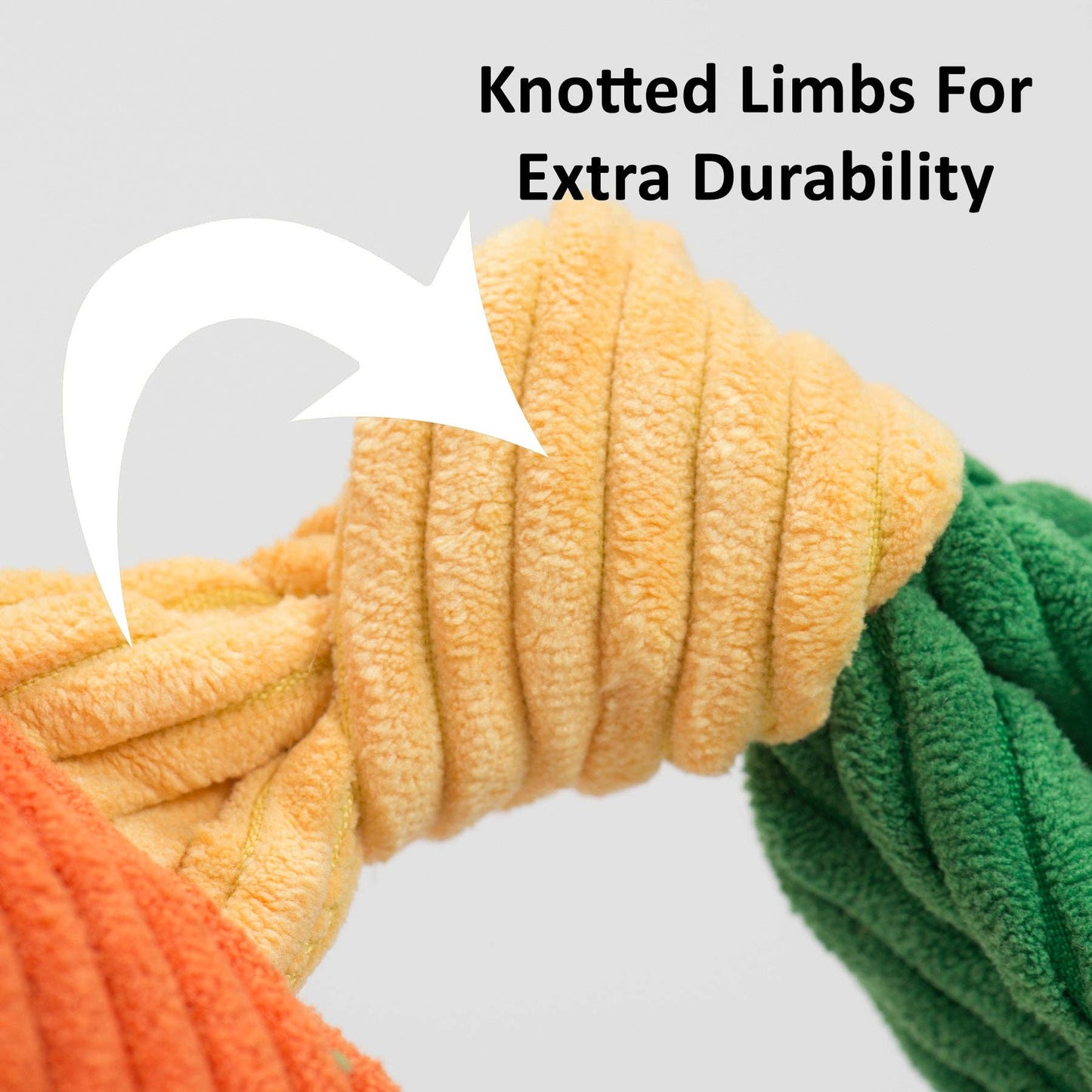 Beach Bum Santa Knottie® Plush Dog Toy: Small