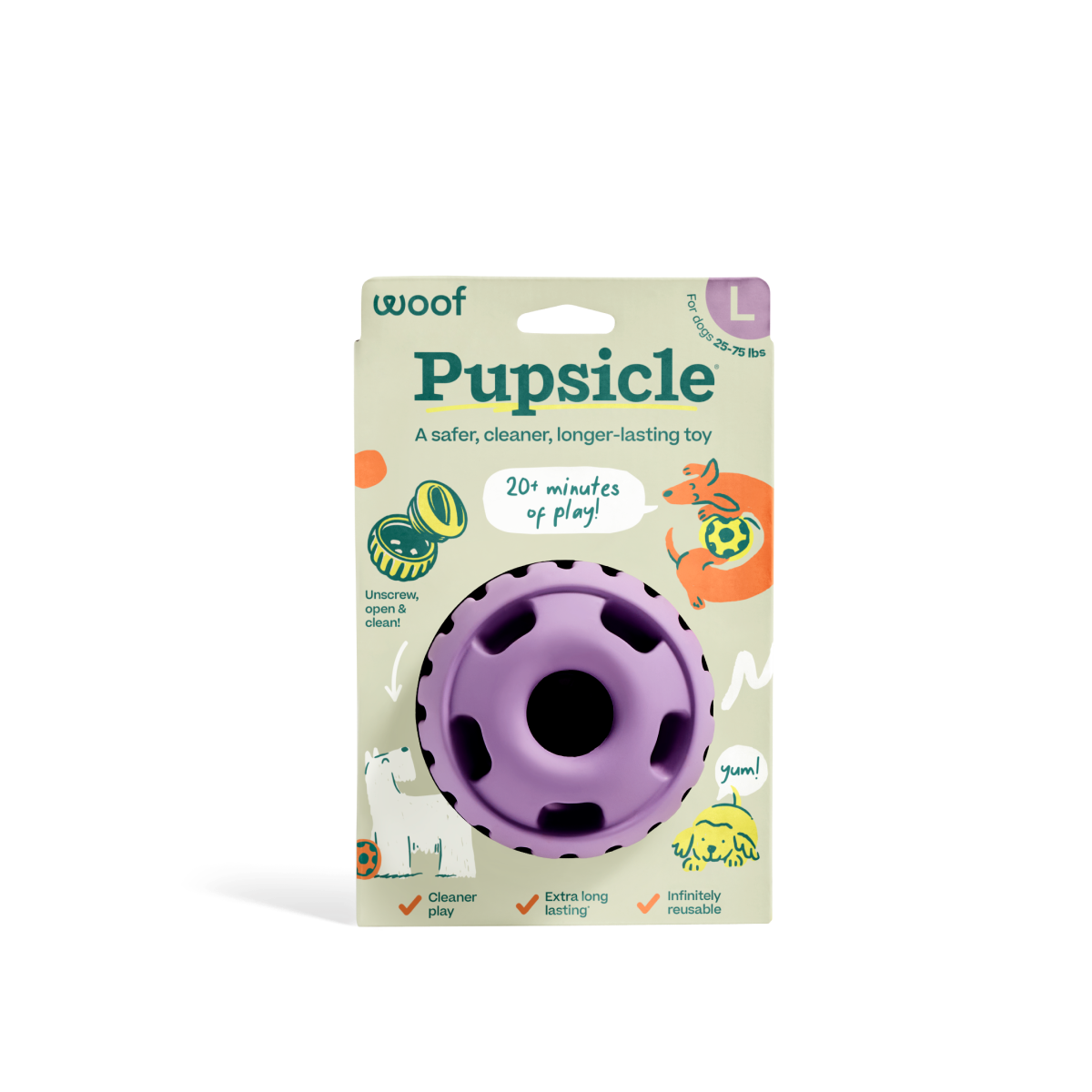 The Pupsicle - Lavender: X-Large