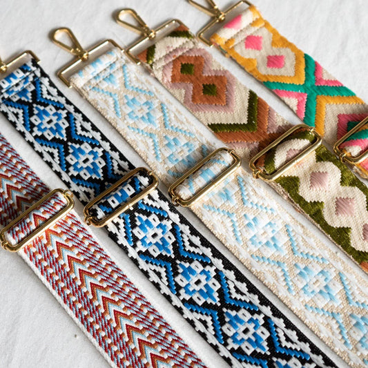 Bag Straps | 30 Styles: Berry Stripe