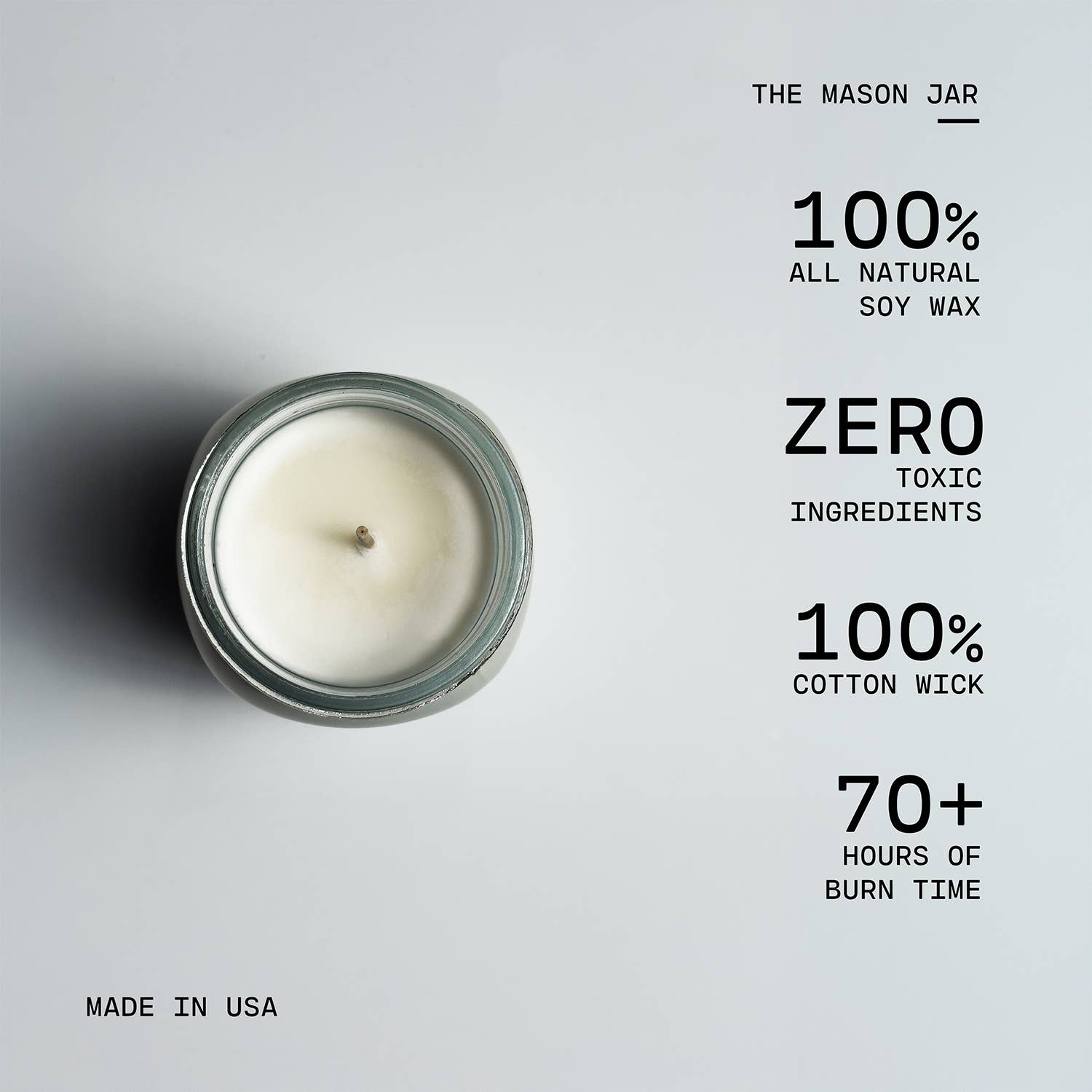13 oz Mason Jar Candle: Laundry Day