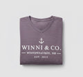 Winni & CO. Purple Crewneck Lg