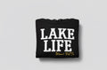Lake Life Cropped Green Hoodie M