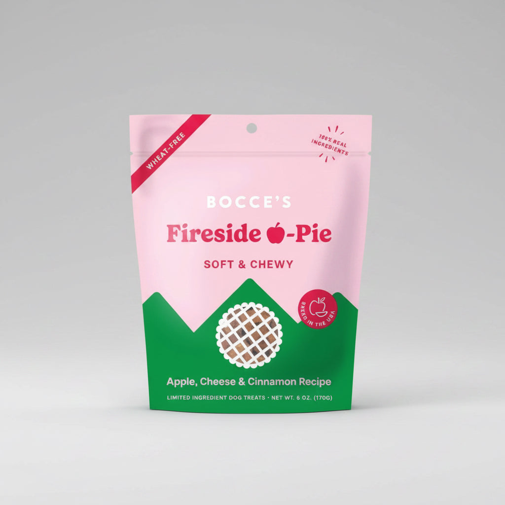 Bocce’s Fireside Apple Pie Soft & Chewy Dog Treats