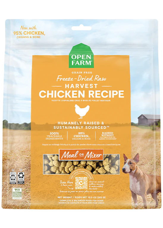 Open Farm - Freeze Dried Raw Morsels - Meal or Mixer - For Dogs