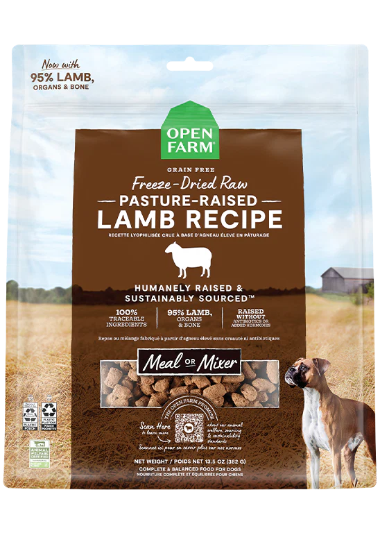 Open Farm - Freeze Dried Raw Morsels - Meal or Mixer - For Dogs