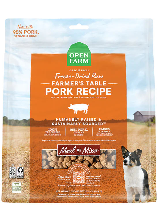 Open Farm - Freeze Dried Raw Morsels - Meal or Mixer - For Dogs