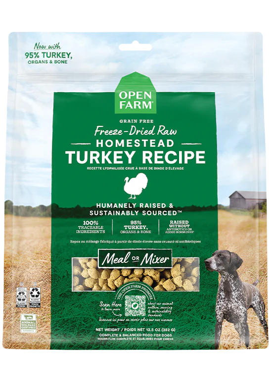 Open Farm - Freeze Dried Raw Morsels - Meal or Mixer - For Dogs